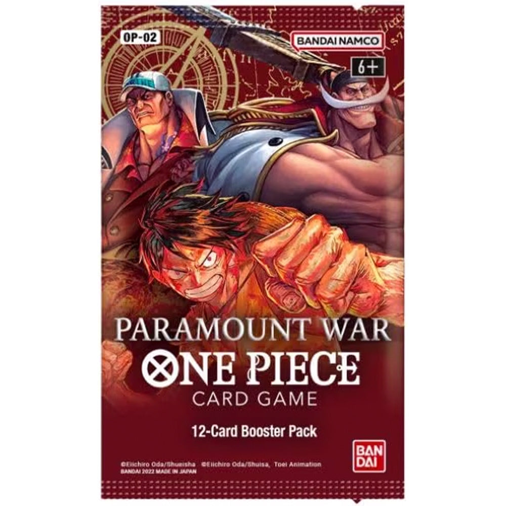 One Piece Card Game: Paramount War [OP-02] Booster Pack