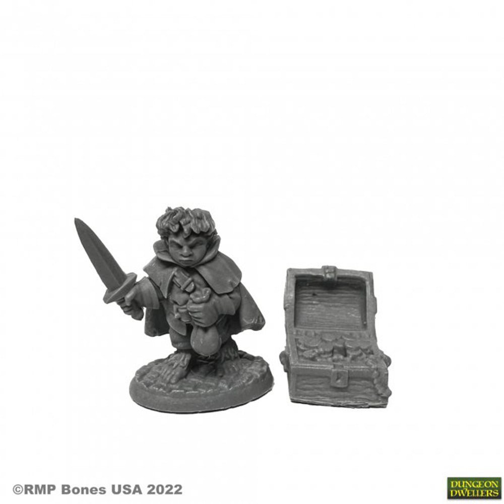 Reaper 07004: Stitch Thimbletoe, Halfling Thief - Dungeon Dwellers