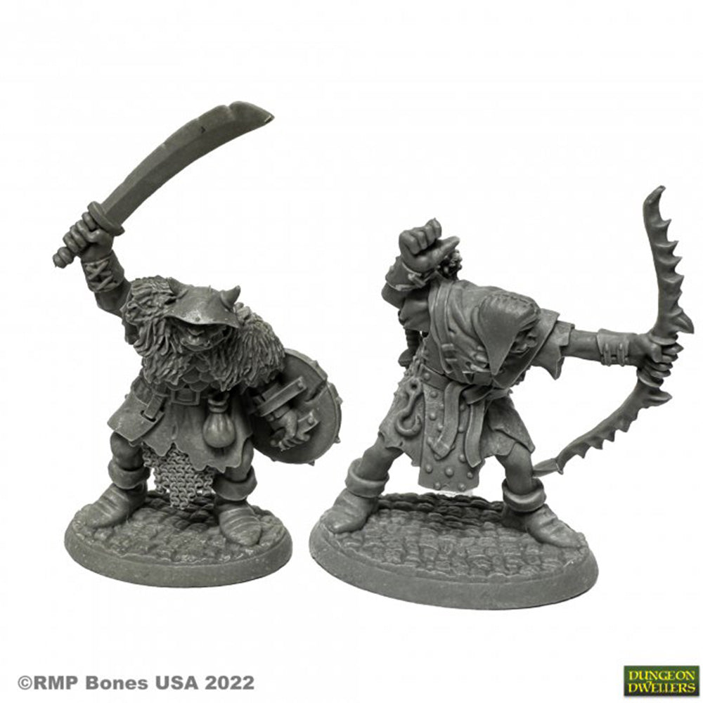 Reaper 07013: Orcs of the Ragged Wound Warriors (2) - Dungeon Dwellers