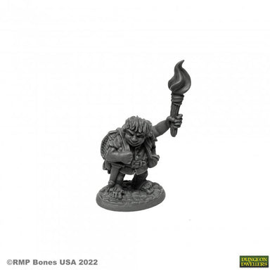 Reaper 07018: Gus Greenweevil, Halfling Henchman - Dungeon Dwellers
