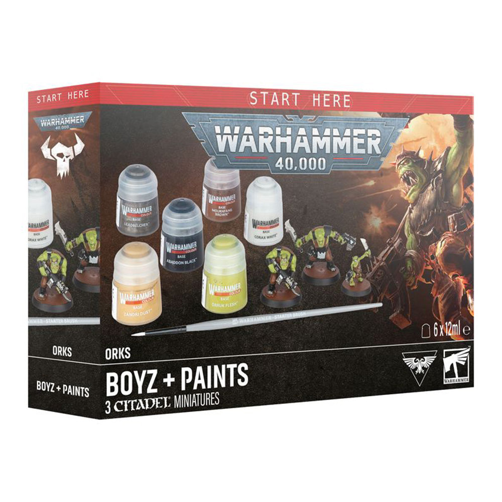 Warhammer 40,000 - Orks: Boyz + Paints