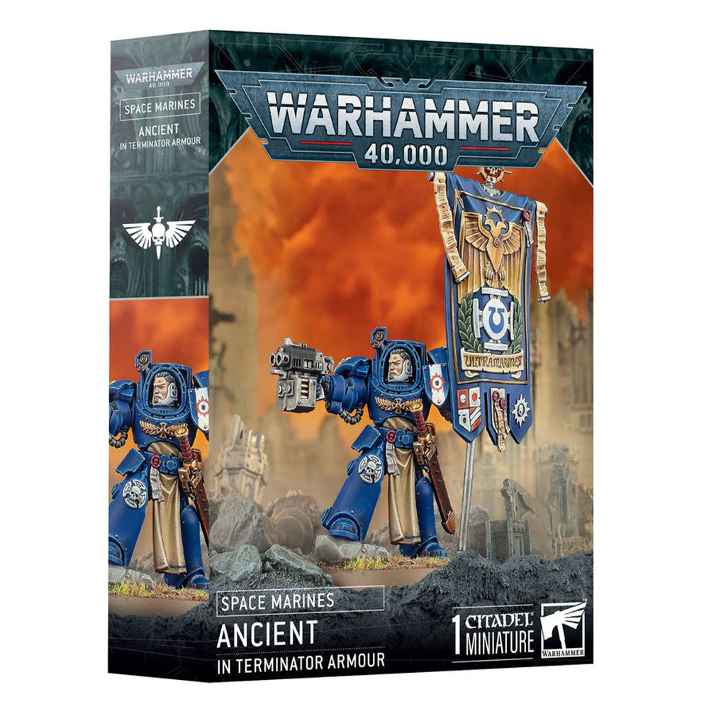 Warhammer 40,000 - Space Marines Ancient in Terminator Armour