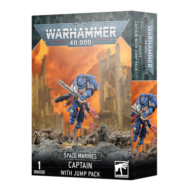 Warhammer 40,000 - Space Marines Captain with Jump Pack