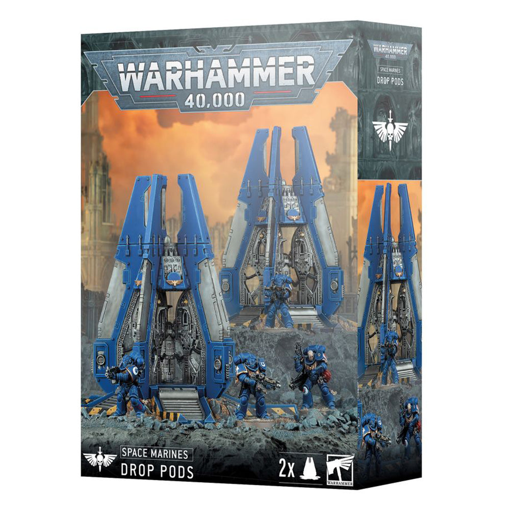 Warhammer 40,000 - Space Marines Drop Pods