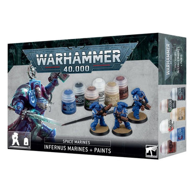 Warhammer 40,000 - Space Marines Infernus Marines + Paints Set