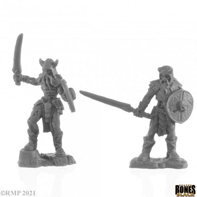 Reaper 44141: Rune Wight Warriors (2) - Bones Black