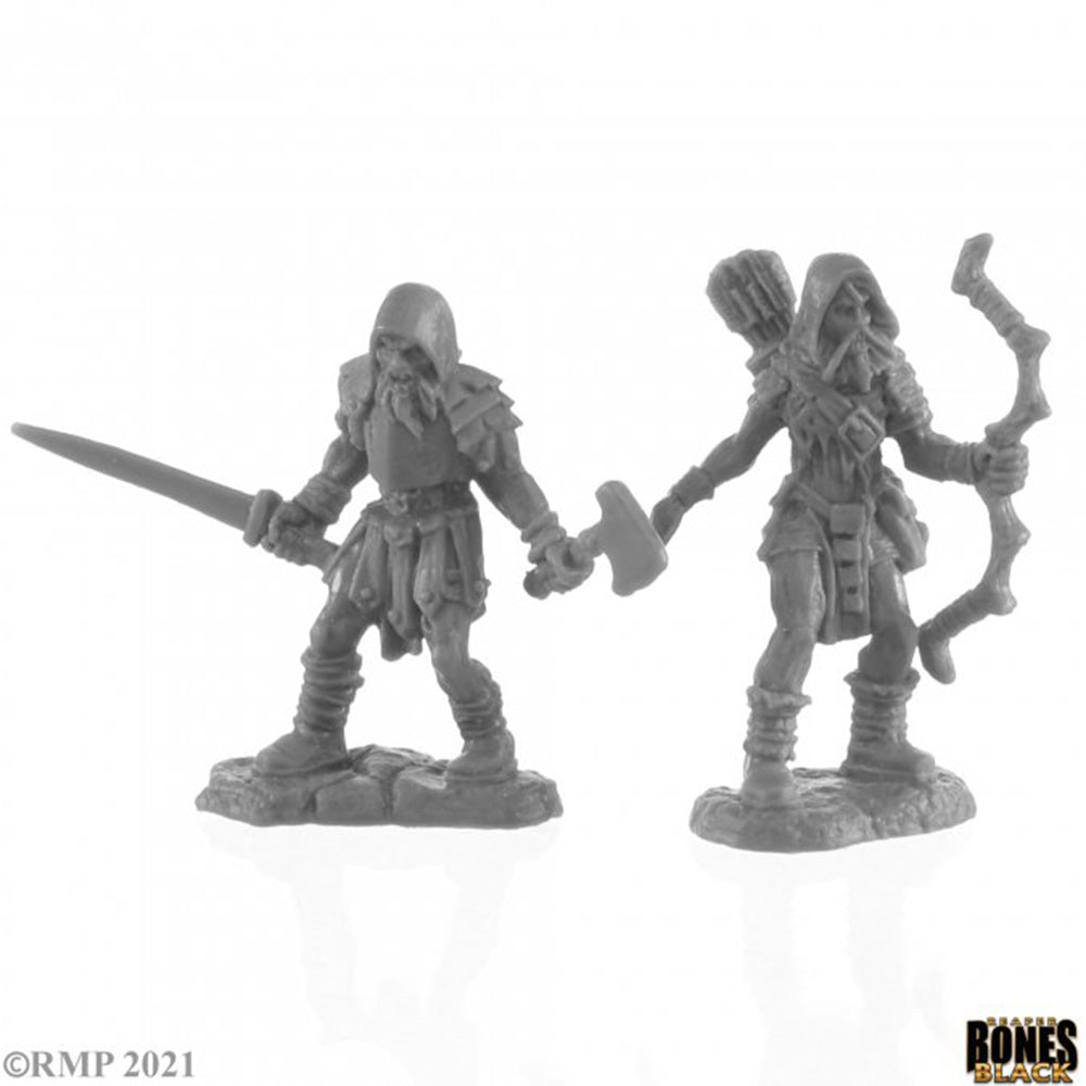 Reaper 44142: Rune Wight Hunters (2) - Bones Black