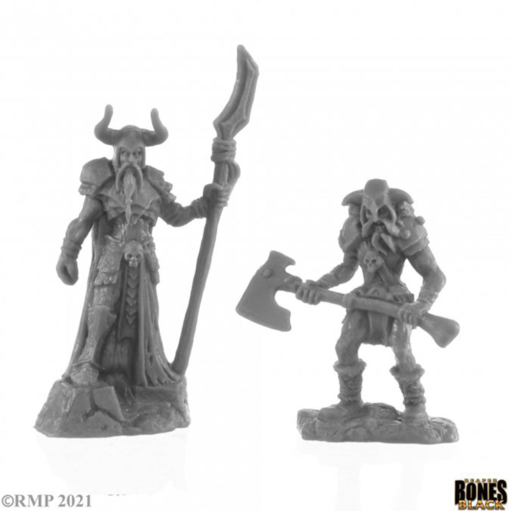 Reaper 44143: Rune Wight Thane And Jarl (2) - Bones Black