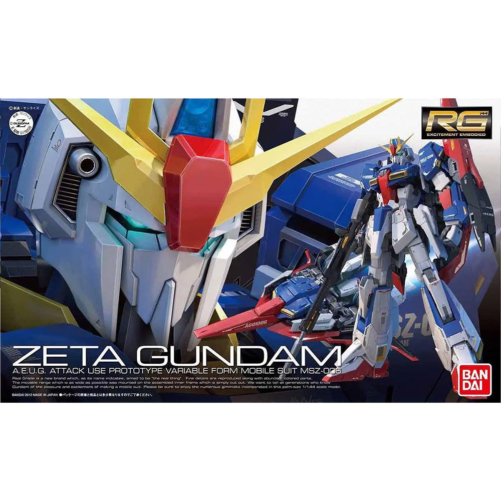 Bandai Gunpla RG 1/144 Zeta Gundam
