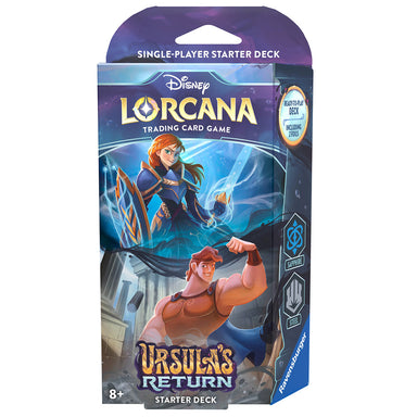 Disney Lorcana - Ursula's Return Starter Deck - Anna and Hercules (Sapphire/Steel)