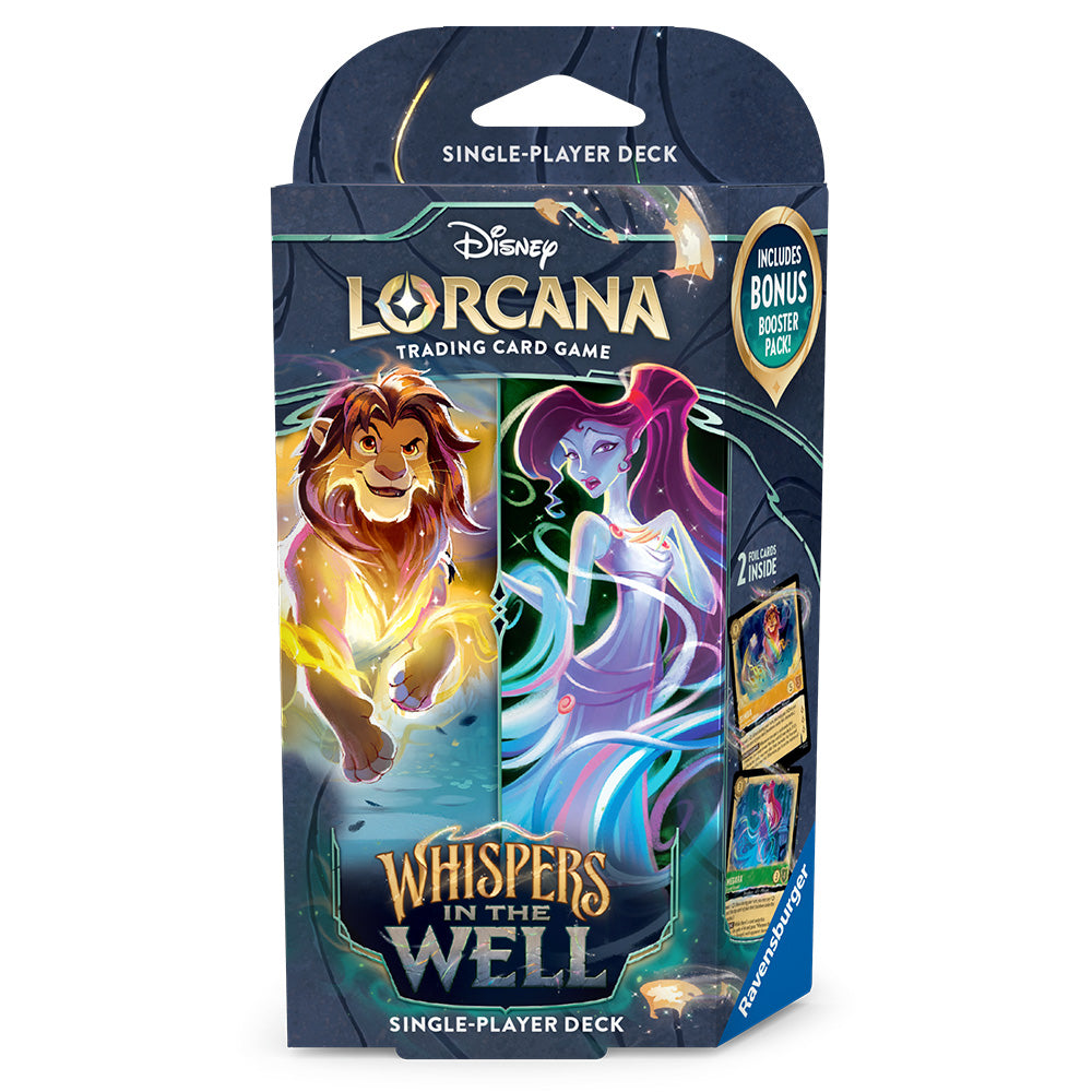Disney Lorcana - Whispers in the Well Starter Deck - Simba & Megara (Amber & Emerald)