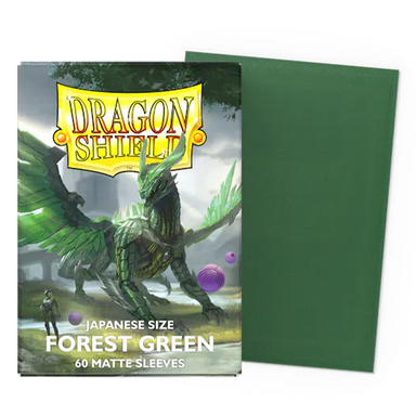 Dragon Shield Japanese Size Sleeves - Matte Forest Green (60 Sleeves)