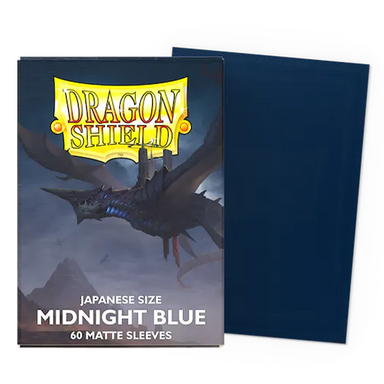 Dragon Shield Japanese Size Sleeves - Matte Midnight Blue (60 Sleeves)