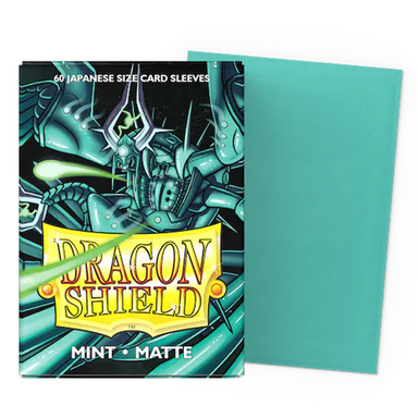 Dragon Shield Japanese Size Sleeves - Matte Mint (60 Sleeves)