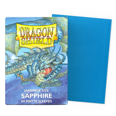Dragon Shield Japanese Size Sleeves - Matte Sapphire (60 Sleeves)