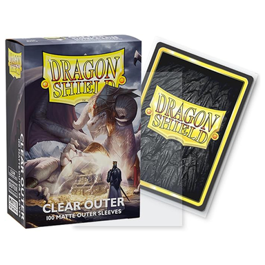 Dragon Shield Outer Sleeves - Standard Size Clear (100 Sleeves)