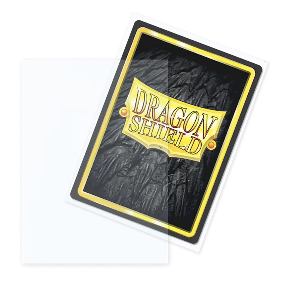 Dragon Shield Outer Sleeves - Standard Size Clear (100 Sleeves)