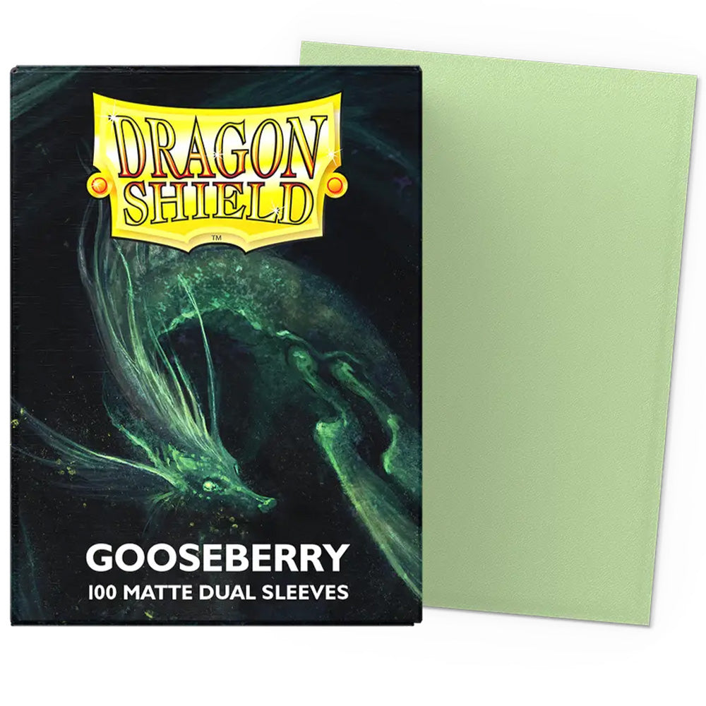 Dragon Shield Sleeves - Dual Matte Pastel Gooseberry (100 Sleeves)