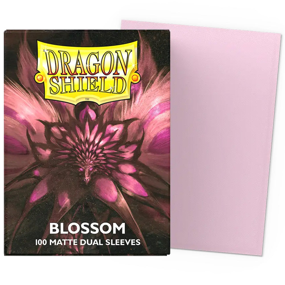 Dragon Shield Sleeves - Dual Matte Pastel Blossom (100 Sleeves)