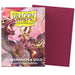 Dragon Shield Sleeves - Dual Matte Pomegranate & Gold