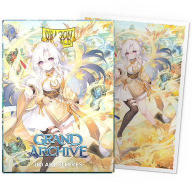 Dragon Shield Sleeves - Matte Art Grand Archive - Guo Jia, Heaven's Favored (100 Sleeves)