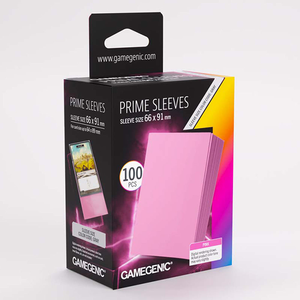 Gamegenic Prime Sleeves - Pink (100 Sleeves)