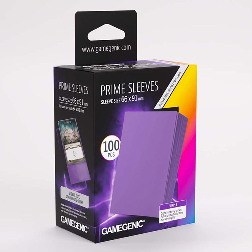 Gamegenic Prime Sleeves - Purple (100 Sleeves)