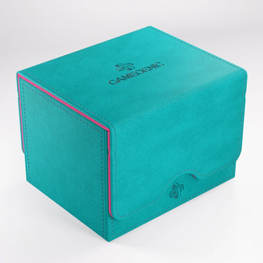 Gamegenic Sidekick 100+ XL Convertible Deck Box - Teal & Pink