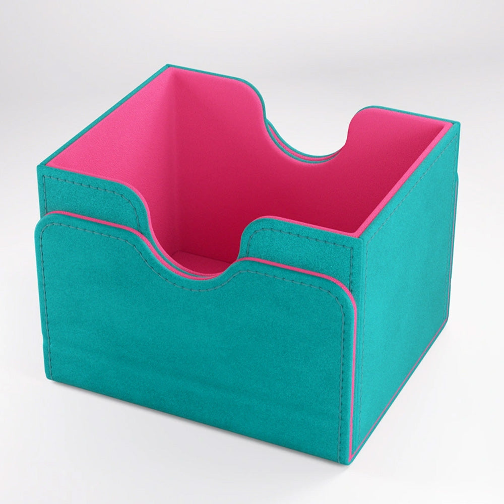 Gamegenic Sidekick 100+ XL Convertible Deck Box - Teal & Pink