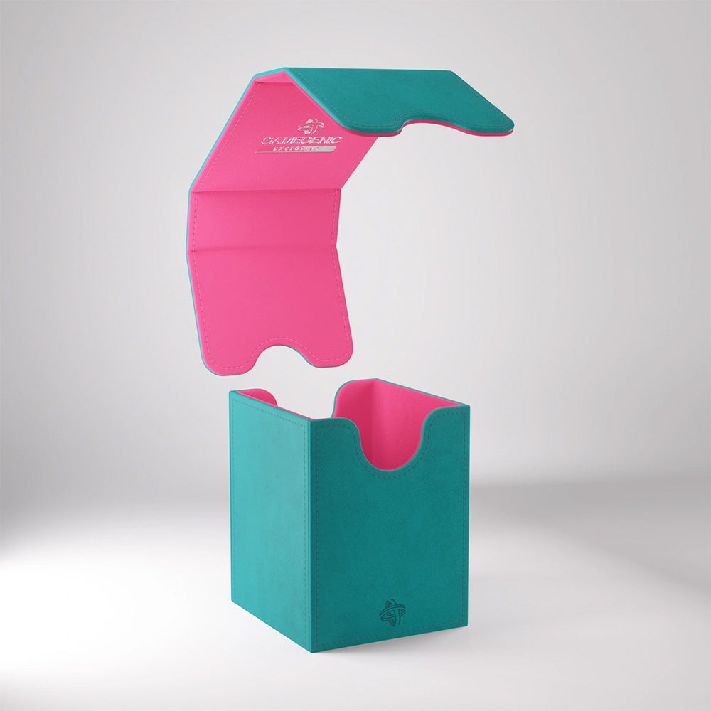 Gamegenic Squire 100+ XL Convertible Deck Box - Teal & Pink