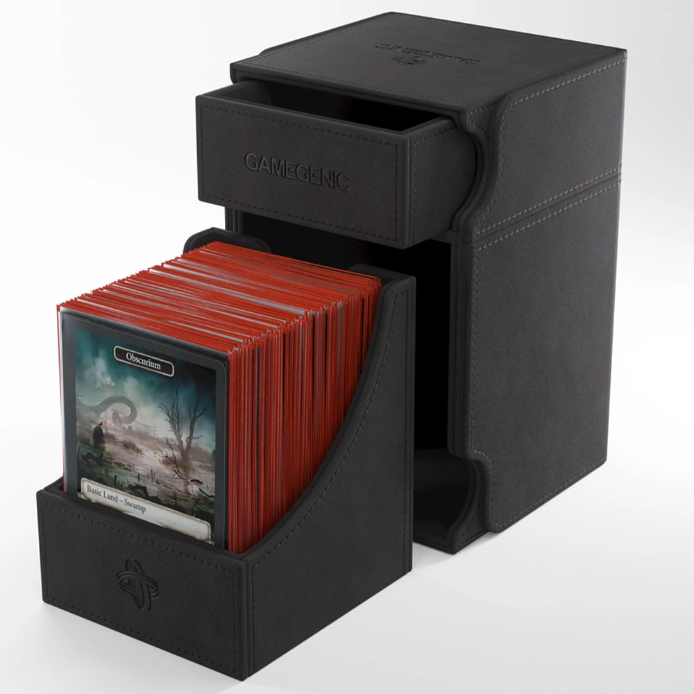 Gamegenic Watchtower 100+ XL Convertible Deck Box - Black