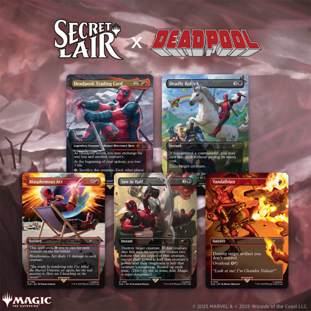 Magic: The Gathering - WPN Exclusive Secret Lair Marvel Deadpool Nonfoil