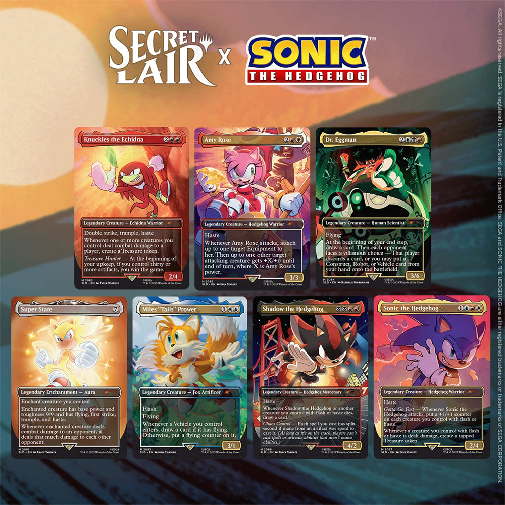Magic: The Gathering - WPN Exclusive Secret Lair Sonic the Hedgehog: Friends & Foes Non-Foil