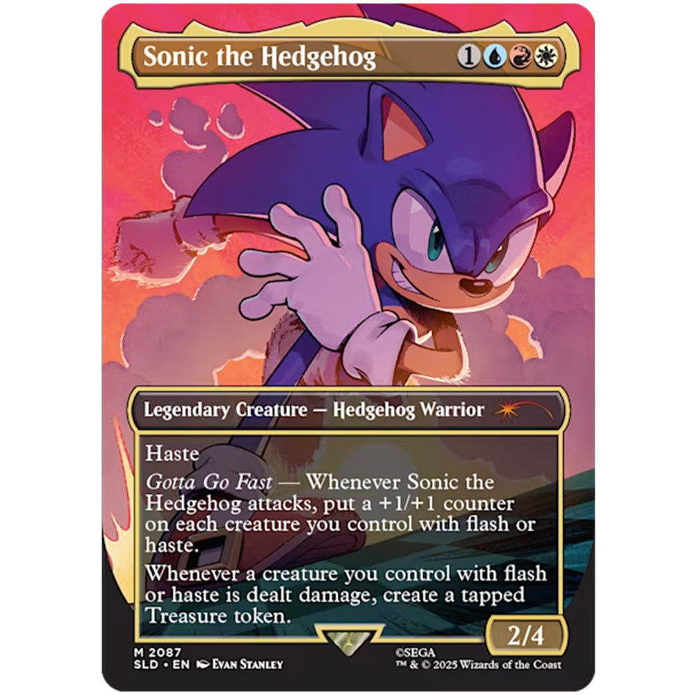 Magic: The Gathering - WPN Exclusive Secret Lair Sonic the Hedgehog: Friends & Foes Non-Foil