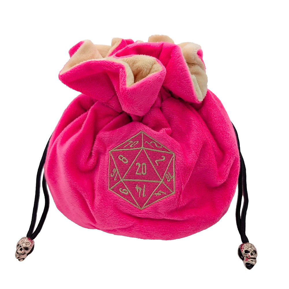 Mystery Dice Goblin Large Dice Sack Pink