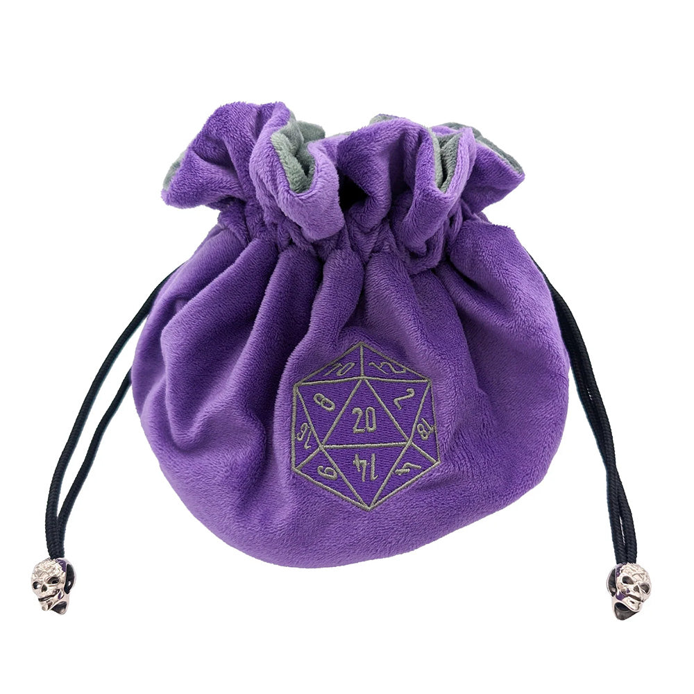 Mystery Dice Goblin Large Dice Sack Purple