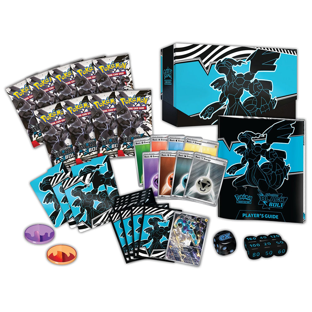 Pokémon TCG Scarlet and Violet Black Bolt Elite Trainer Box Zekrom