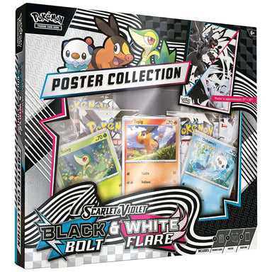 Pokémon TCG Scarlet and Violet Black Bolt & White Flare Unova Poster Collection