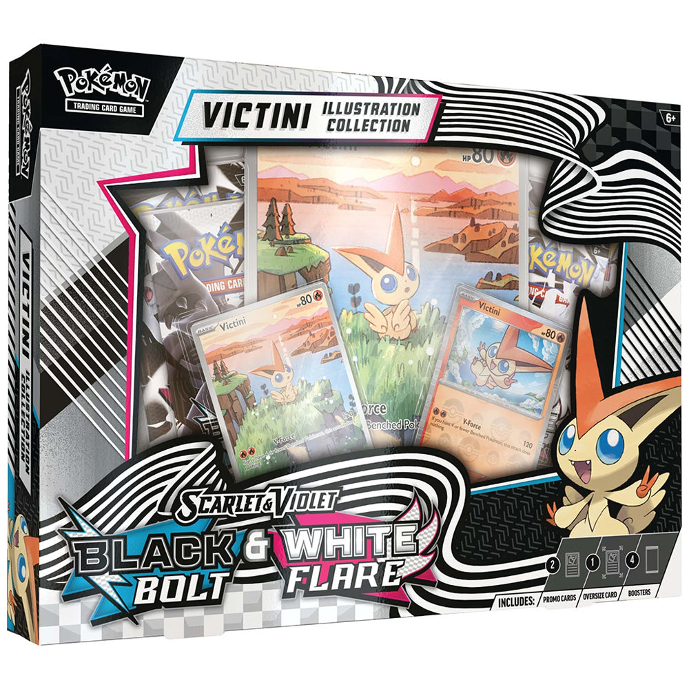 Pokémon TCG Scarlet and Violet Black Bolt & White Flare Unova Victini Illustration Collection