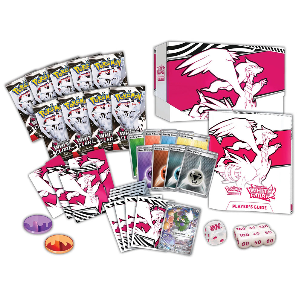 Pokémon TCG Scarlet and Violet White Flare Elite Trainer Box Reshiram