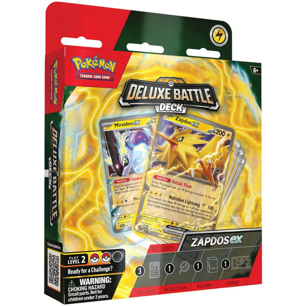 Pokémon TCG Zapdos ex Deluxe Battle Deck