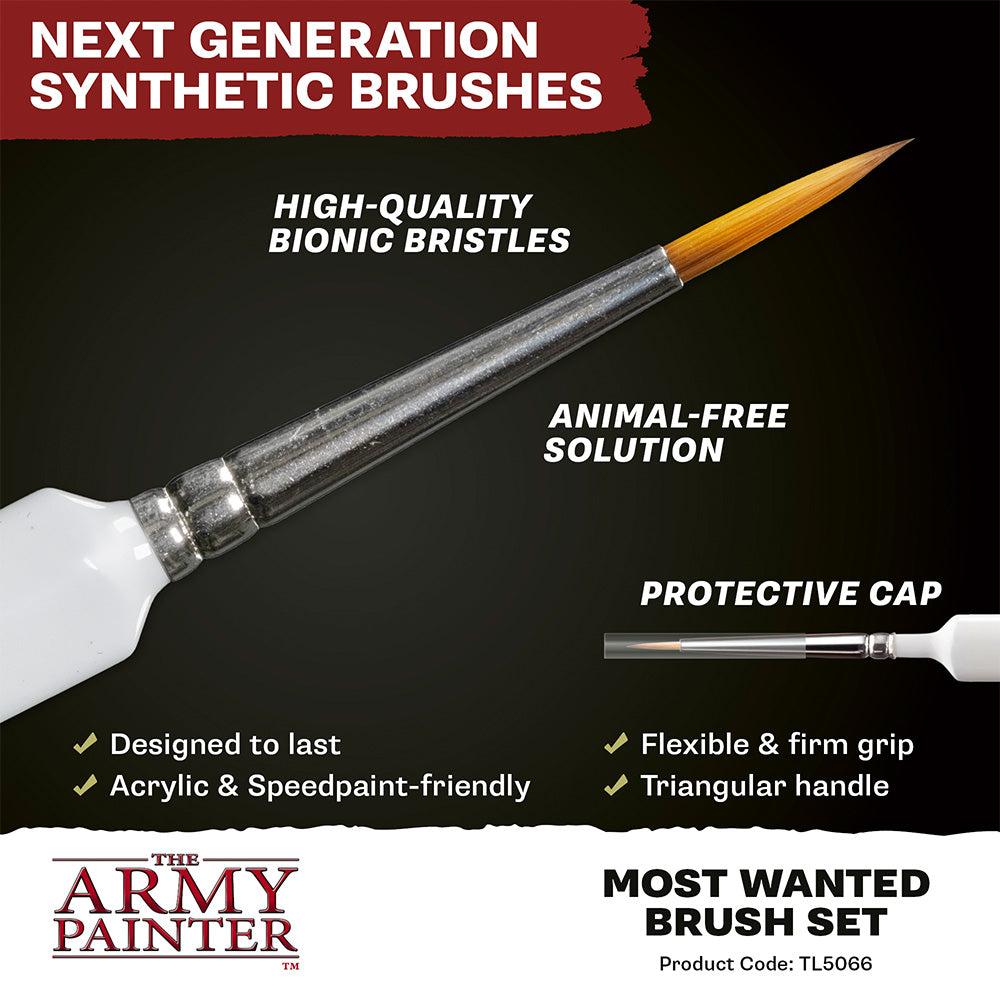 The Army Painter - Most Wanted Brush Set