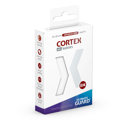 Ultimate Guard Cortex Sleeves Japanese Size Matte - White (60 Sleeves)