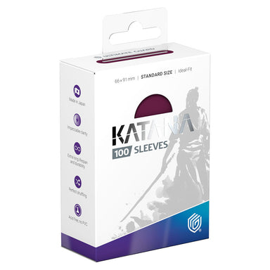 Ultimate Guard Katana Sleeves Standard Size - Radiant Plum (100 Sleeves)