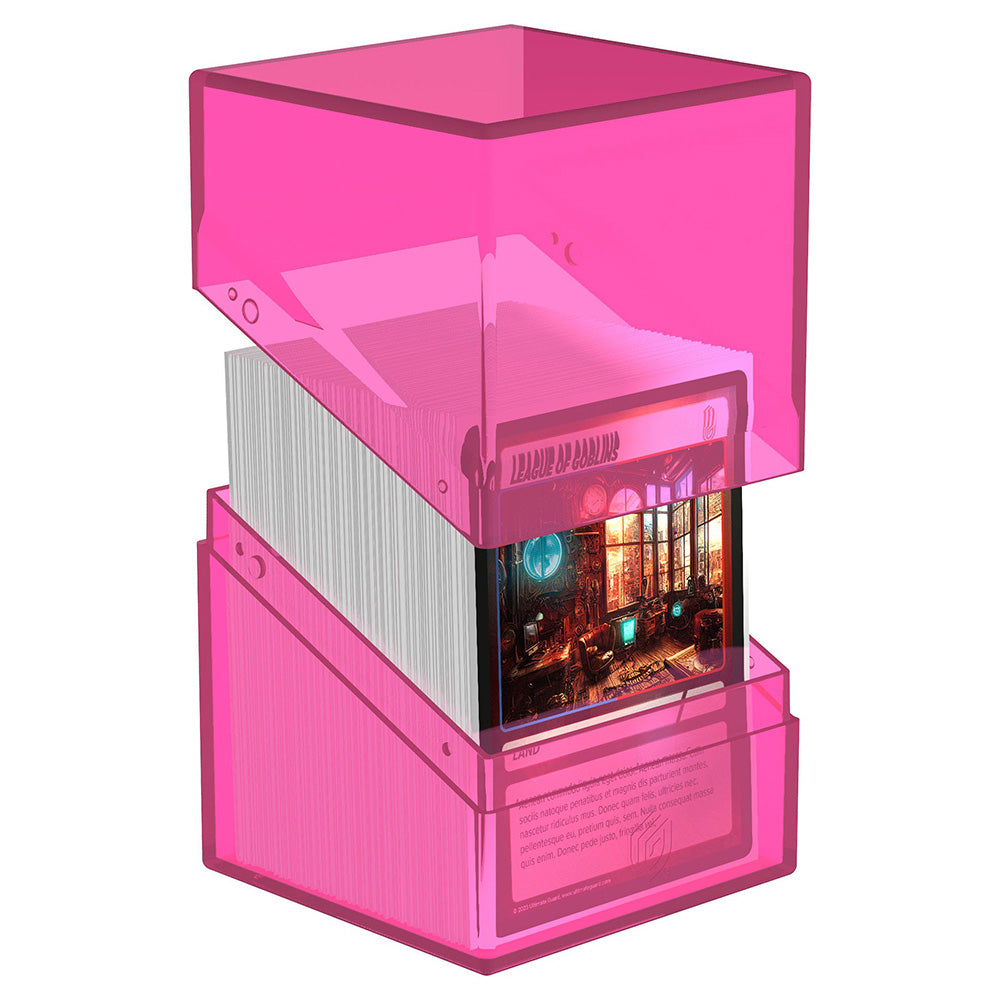 Ultimate Guard Boulder 100+ Clear - Rhodonite