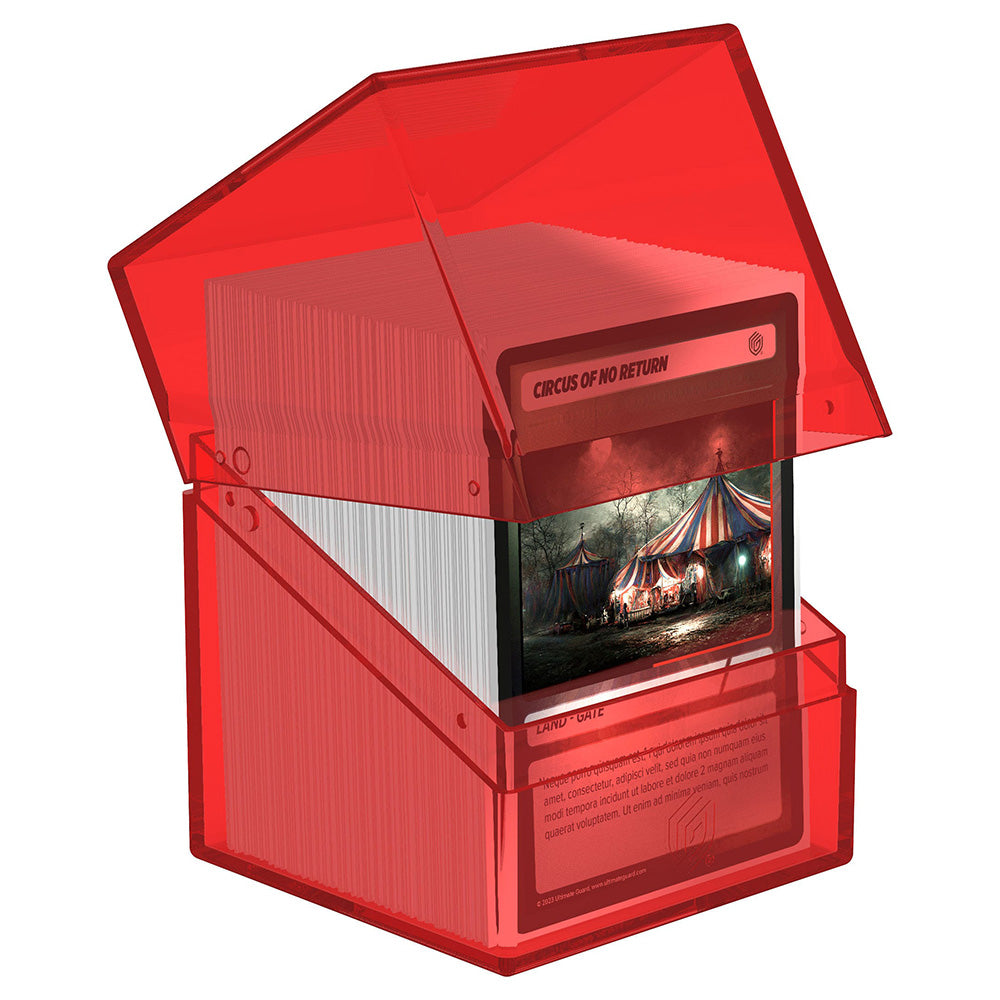 Ultimate Guard Boulder 100+ Clear - Ruby