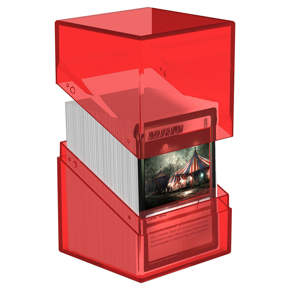 Ultimate Guard Boulder 100+ Clear - Ruby