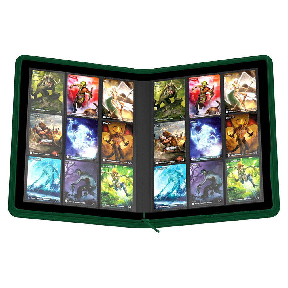 Ultimate Guard Zipfolio 360 18-Pocket Xenoskin - Green