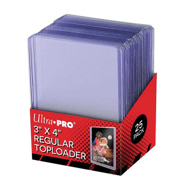 Ultra Pro 3" x 4" Toploaders Clear (25 Pack)