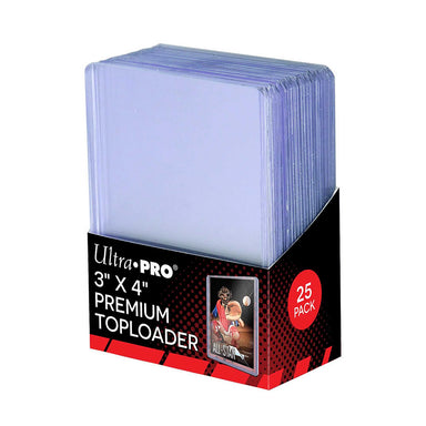Ultra Pro 3" x 4" Toploaders Super Clear Premium (25 Pack)